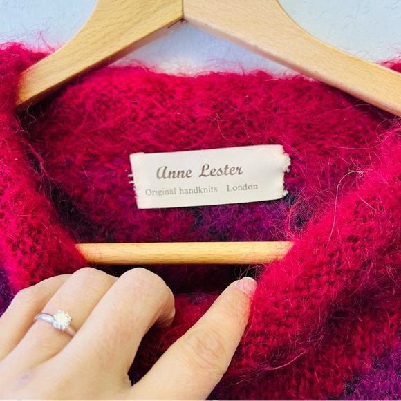 Vintage Oversized Chunky Knit Balloon Sleeve Wool Sweater - Picture 3 of 7